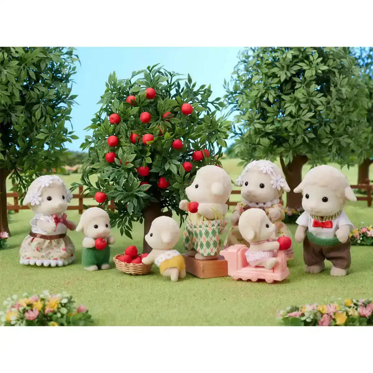 Epoch Sylvanian FS-42 Sheep Family Doll- Japan Figure Store - #1 Bring To You The Best Japanese Goods