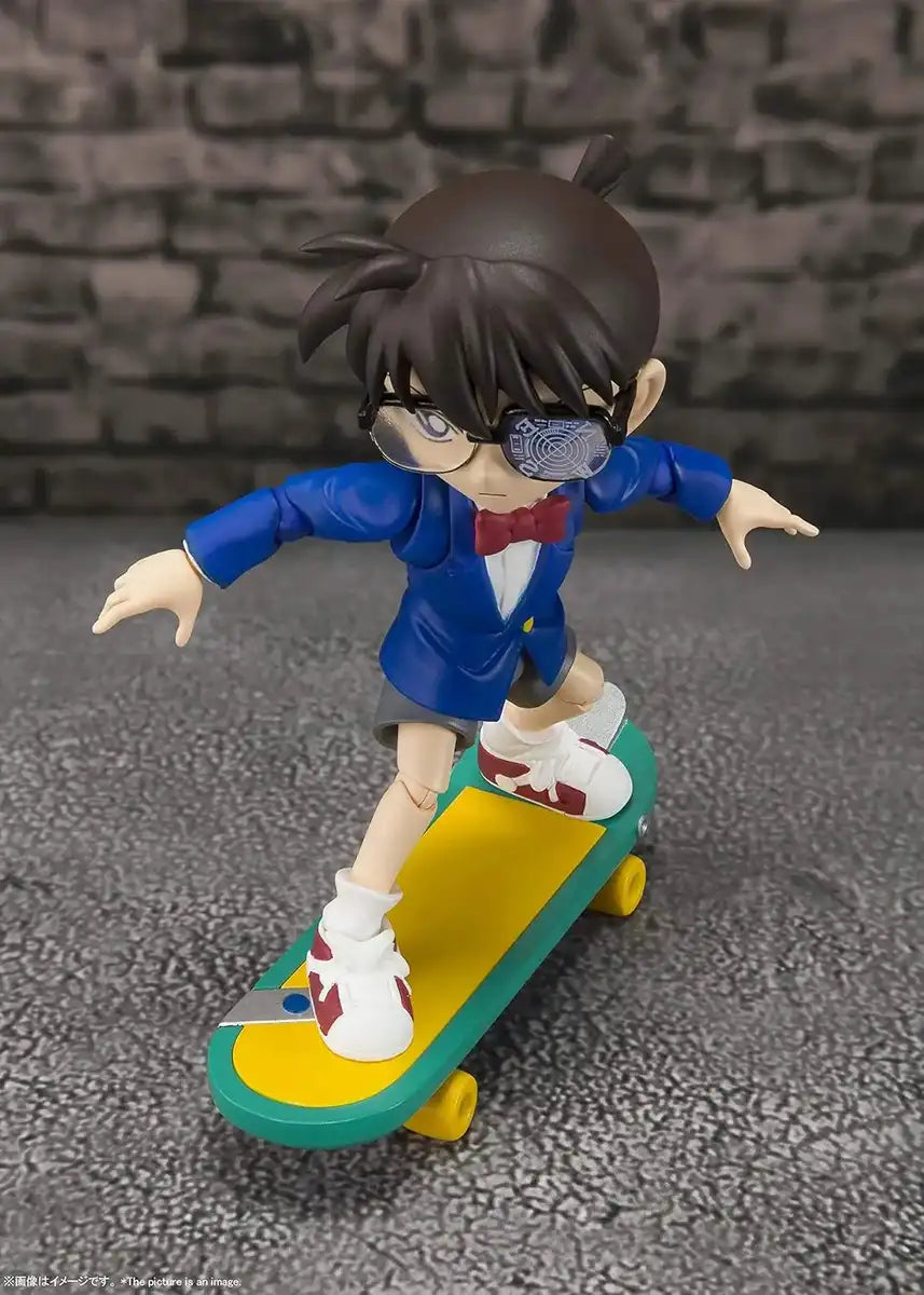 Tamashii Nations Detective Conan Edogawa Chase Version PVC Figure