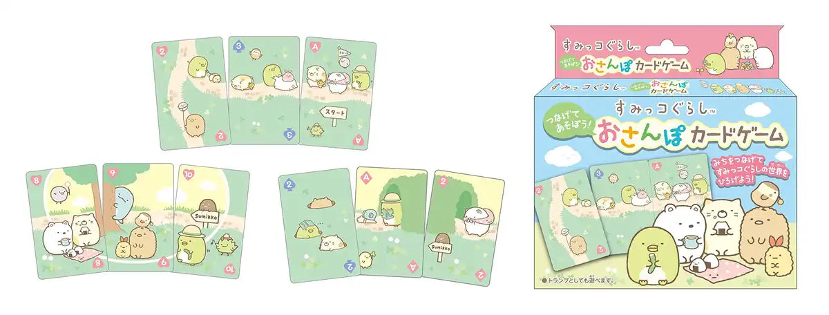 Hanayama Sumikko Gurashi Connect & Play Osanpo Card Game - Japanese Game- Japan Figure Store - #1 Bring To You The Best Japanese Goods