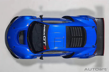Autoart 1/18 Honda NSX GT3 2018 81896 Hyper Blue- Japan Figure Store - #1 Bring To You The Best Japanese Goods