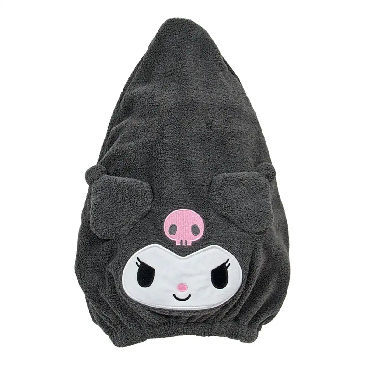 Sanrio Kuromi Face-Shaped Cap Towel for Adults Polyester Blend