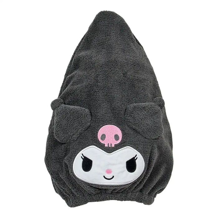Sanrio Kuromi Face-Shaped Cap Towel for Adults Polyester Blend
