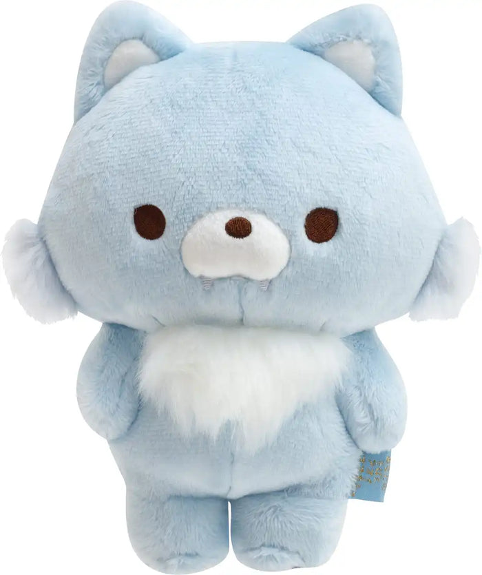 San-X Rilakkuma Posing Plush Blue Wolf Theme Product Mf45301- Japan Figure Store - #1 Bring To You The Best Japanese Goods