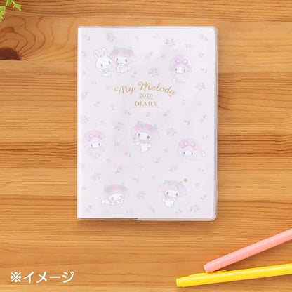 Sanrio B6 Diary Block Type 2026 My Melody Planner Notebook