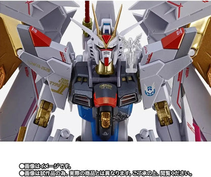 Metal Robot Spirits Mighty Strike Freedom Gundam Final Battle Ver 5.5 Inch Diecast Figure by Bandai