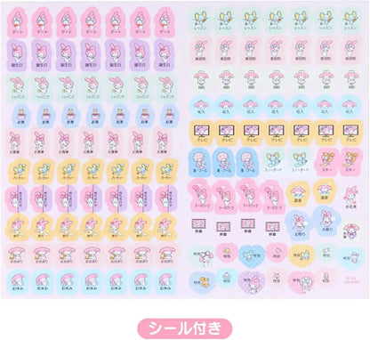 Sanrio B6 Diary Block Type 2026 My Melody Planner Notebook