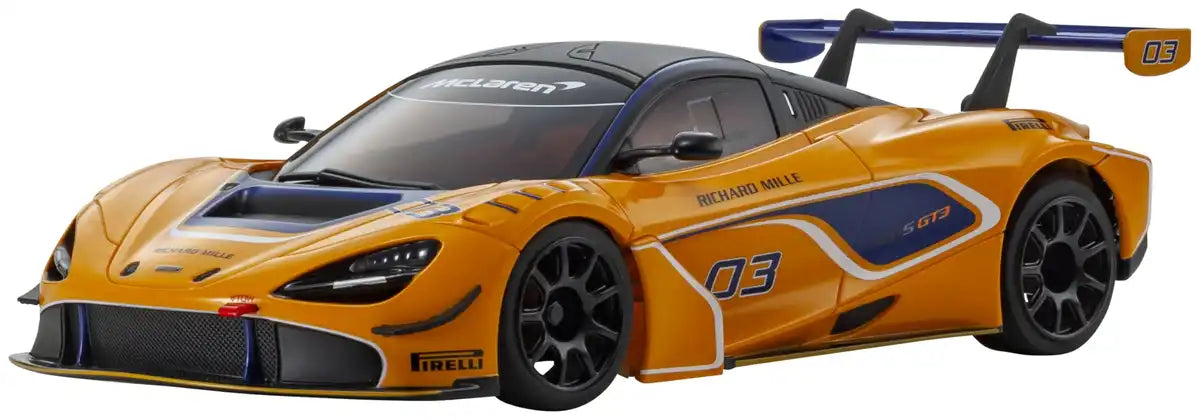 Kyosho Mini-Z Mclaren 720S GT3 #03 Orange Body MZP255OR MR04W-MM