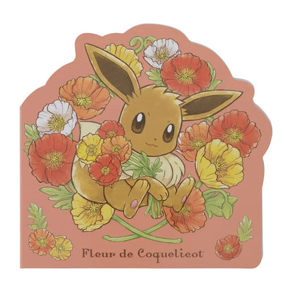 Pokemon Die Cut Memo Pad Fleur De Coquelicot- Japan Figure Store - #1 Bring To You The Best Japanese Goods
