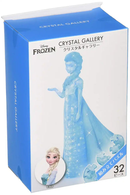 Hanayama 3D Jigsaw Puzzle 32 Pieces Crystal Gallery Anna And The Snow Queen Elsa 3D Puzzles- Japan Figure Store - #1 Bring To You The Best Japanese Goods