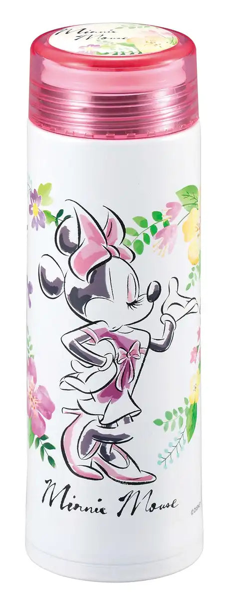PEARL METAL Disney Lightweight Slim Personal Bottle 300Ml Minnie Mouse- Japan Figure Store - #1 Bring To You The Best Japanese Goods