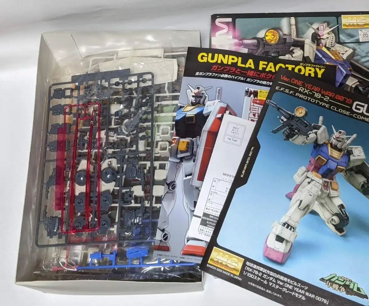 BANDAI Mg 321558 Gundam Rx-78-2 Version One Year War 0079 1/100 Scale Kit- Japan Figure Store - #1 Bring To You The Best Japanese Goods