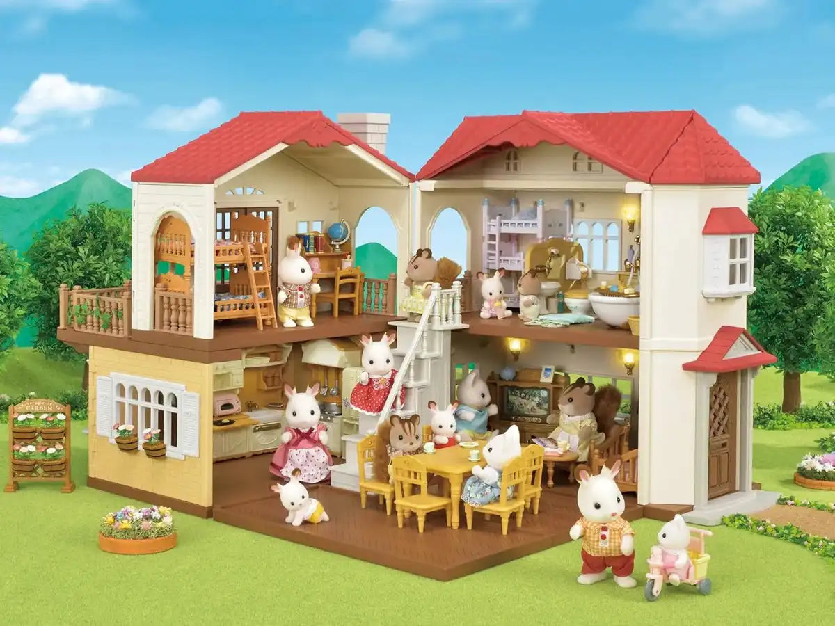 Epoch House With The Red Roof Sylvanian Families