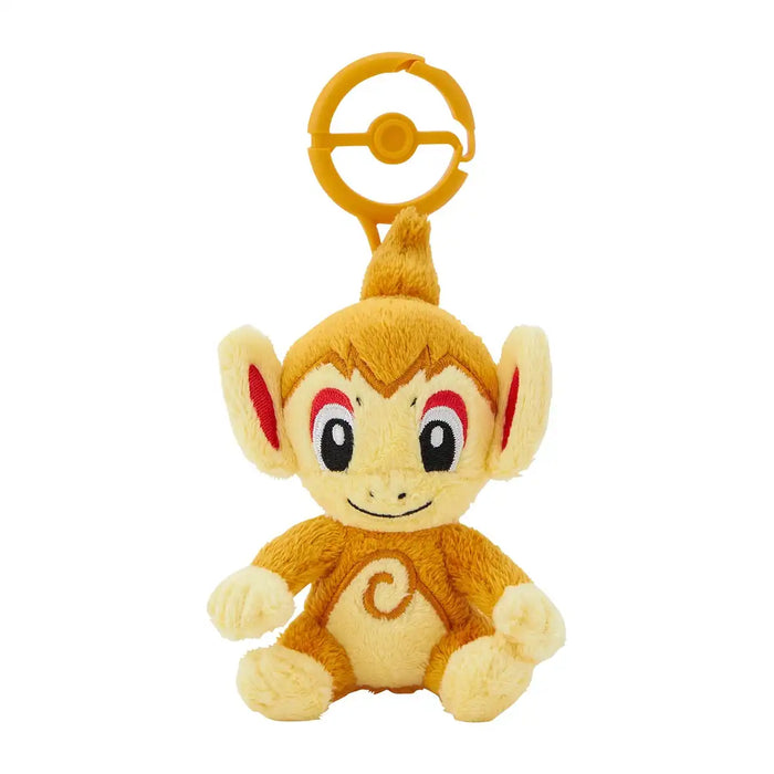 Pokemon Center Mascot with Carabiner - Chimchar Plush Keychain Clip- Japan Figure Store - #1 Bring To You The Best Japanese Goods