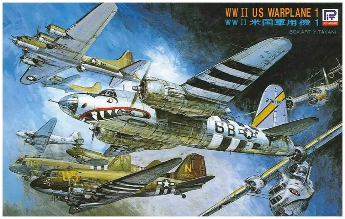 PIT-ROAD 1/700 Wwii Us Military Aircraft Set 1 With 2 Special Metal A-26 Invaders Plastic Model- Japan Figure Store - #1 Bring To You The Best Japanese Goods