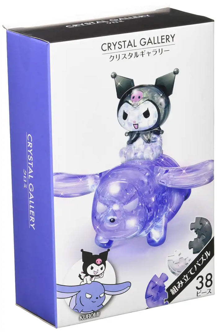 Hanayama Crystal Gallery 3D Puzzle Sanrio My Melody Kuromi 38 Pieces Japanese 3D Puzzle Figure- Japan Figure Store - #1 Bring To You The Best Japanese Goods