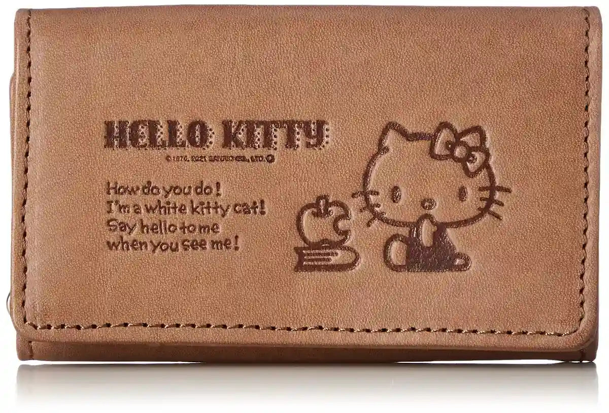 Sanrio Tri-Fold Wallet 87063 for Women - Brown- Japan Figure Store - #1 Bring To You The Best Japanese Goods