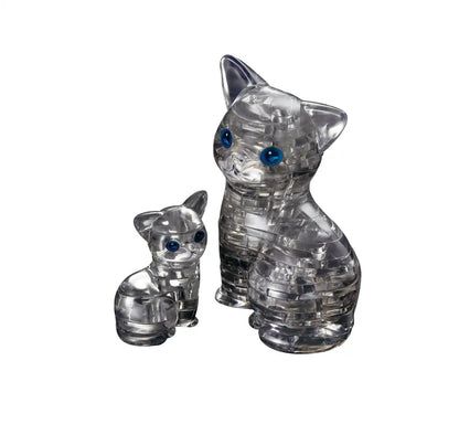 Beverly Crystal Puzzle Cat Black 50156 Japanese Animal 3D Puzzle Block Toys- Japan Figure Store - #1 Bring To You The Best Japanese Goods