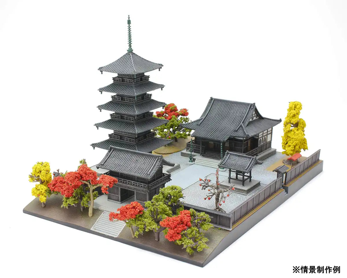 Tomytec Building Collection 030-4 Five-Storied Pagoda Diorama- Japan Figure Store - #1 Bring To You The Best Japanese Goods