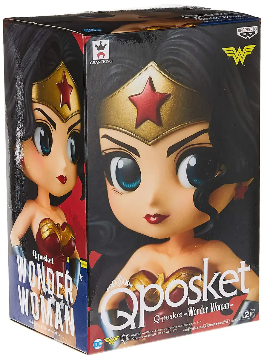Banpresto Dc Comics Q Posket Wonder Woman Normal Color Figure - Japan- Japan Figure Store - #1 Bring To You The Best Japanese Goods