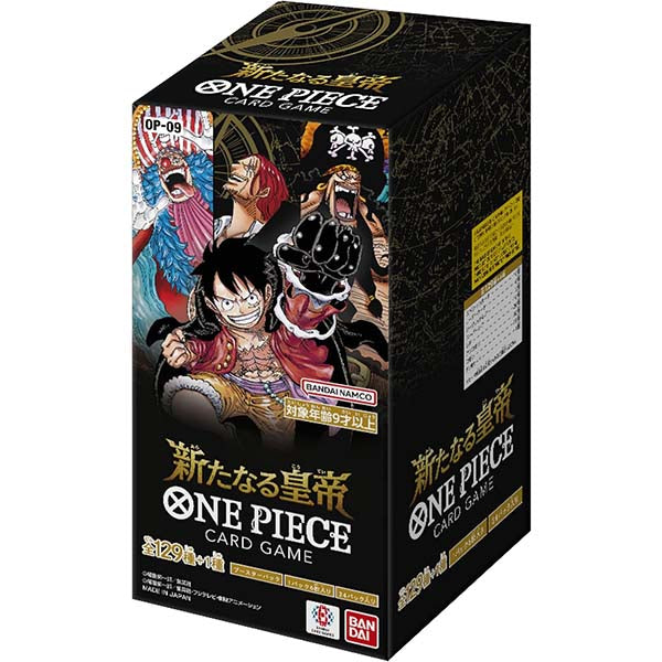 Bandai One Piece New Emperor Card Game Box 24 Packs Op-09 Series- Japan Figure Store - #1 Bring To You The Best Japanese Goods