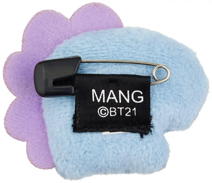 Sekiguchi BT21 Mang Plush Badge - Authentic Soft and Collectible- Japan Figure Store - #1 Bring To You The Best Japanese Goods