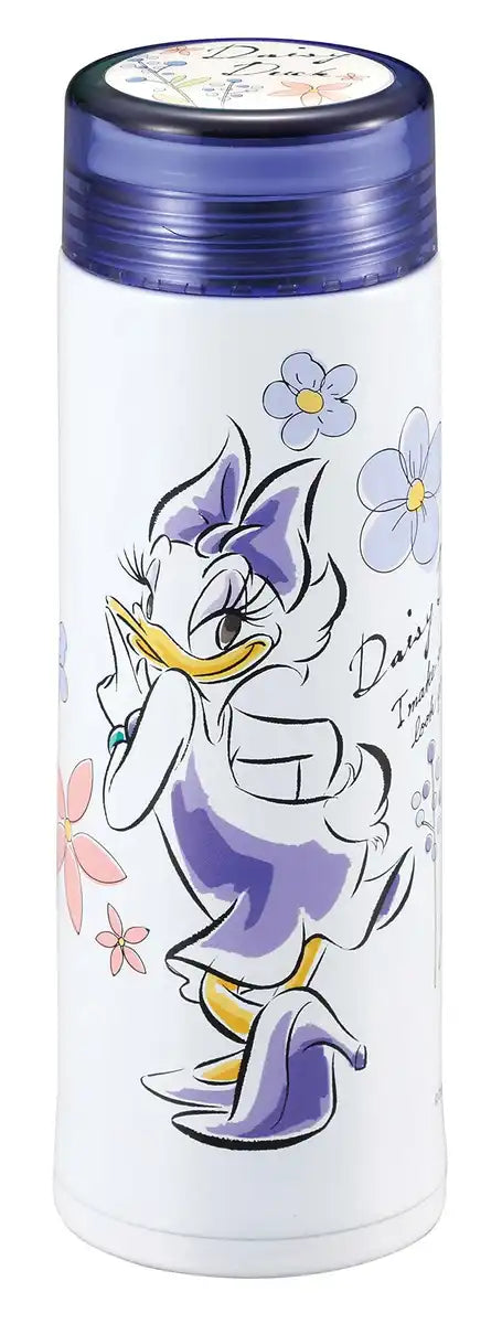 PEARL METAL Disney Lightweight Slim Personal Bottle 300Ml Daisy Duck- Japan Figure Store - #1 Bring To You The Best Japanese Goods