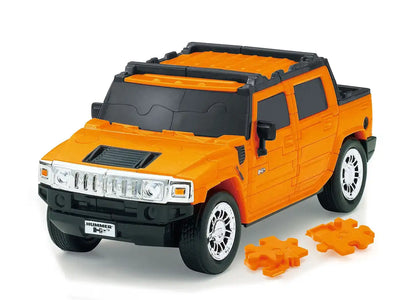 Beverly Car Puzzle 3D Cp3-008 Hummer H2 Orange (70 Pcs) 3D Car Puzzle Model- Japan Figure Store - #1 Bring To You The Best Japanese Goods