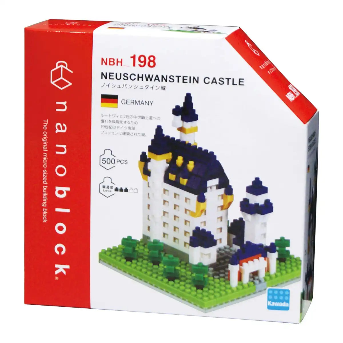 KAWADA Nbh-198 Nanoblock Neuschwanstein Castle- Japan Figure Store - #1 Bring To You The Best Japanese Goods