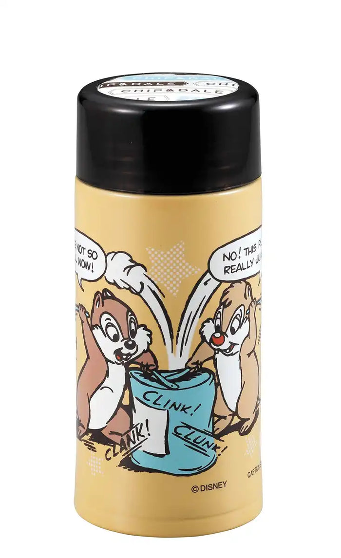 PEARL METAL Disney Lightweight Slim Personal Bottle 200Ml Chip 'N Dale Comic- Japan Figure Store - #1 Bring To You The Best Japanese Goods