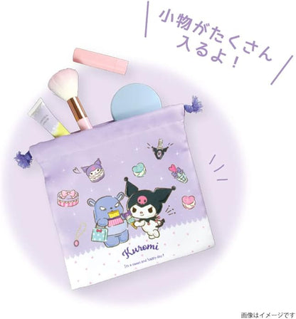 T'S Factory Sanrio Flat Drawstring Bag Shopping Kuromi
