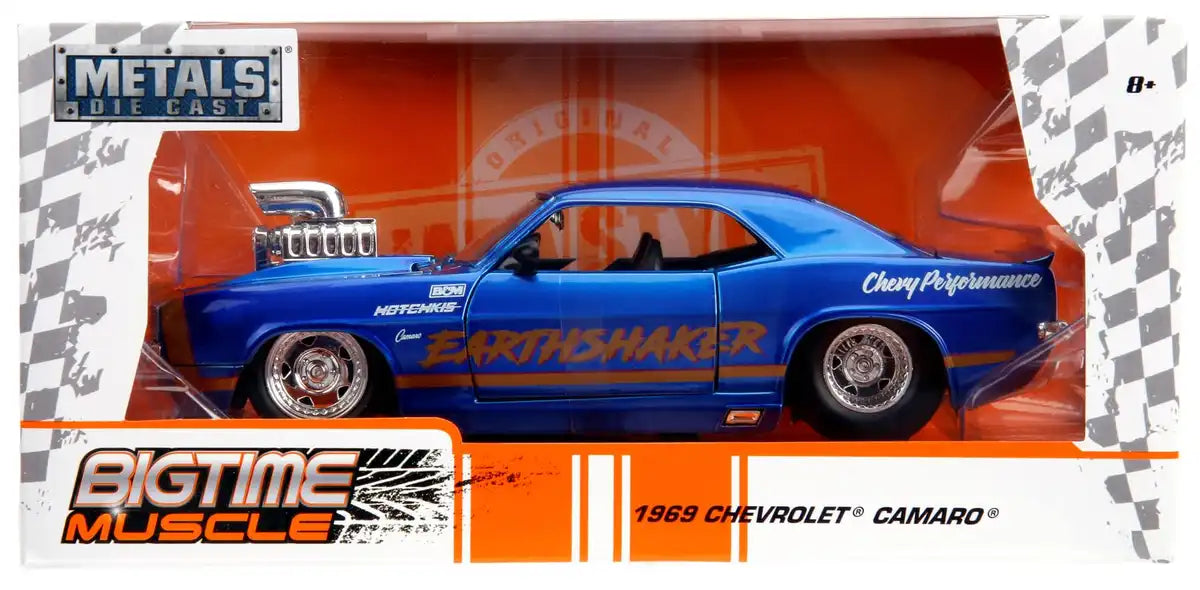 Kyosho 1/24 1969 Chevy Camaro Blue Metallic- Japan Figure Store - #1 Bring To You The Best Japanese Goods