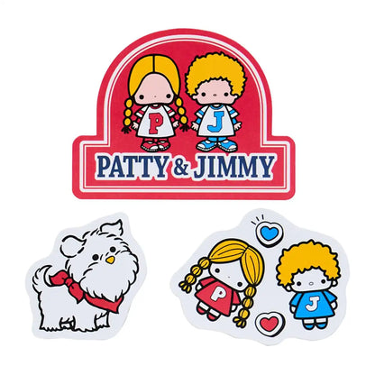 Sanrio Lot d'autocollants Patty &amp; Jimmy Lookbooks pour enfants de 3 ans et plus 220591