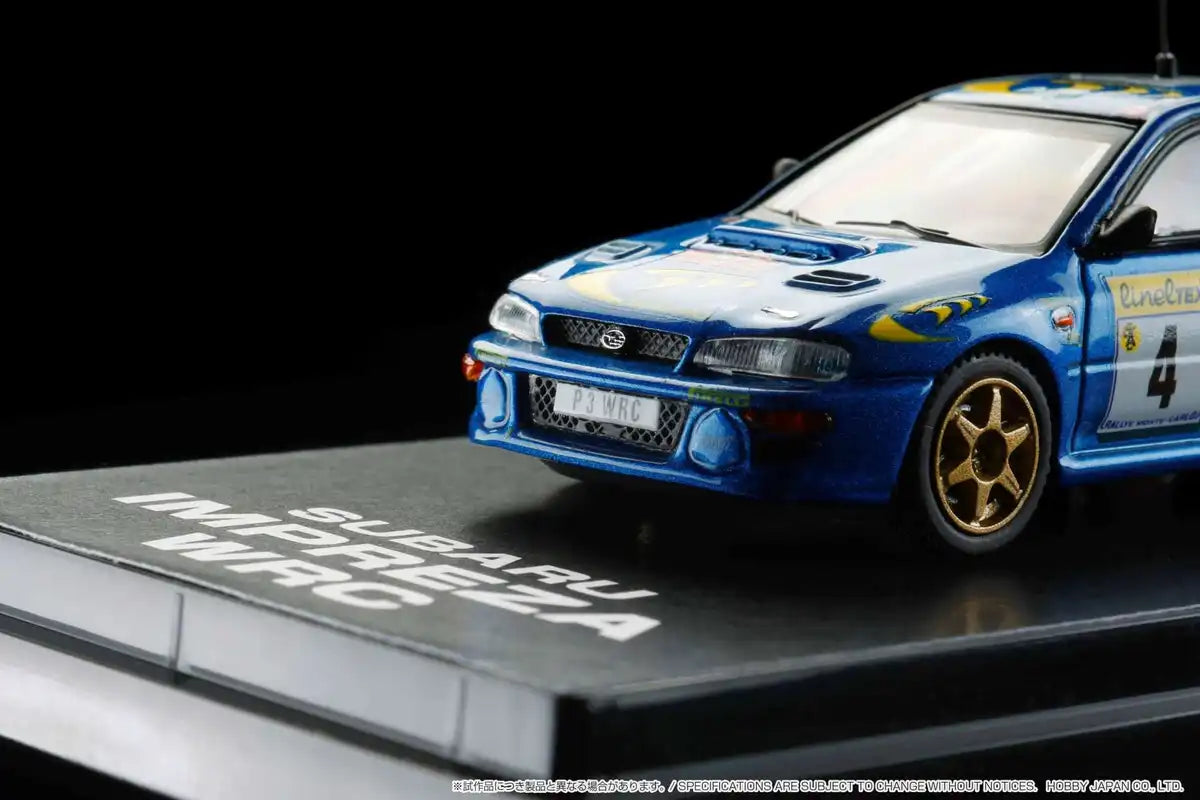1/64 Hobby Japan Subaru Impreza Wrc 1997#4 Monte Carlo Winner- Japan Figure Store - #1 Bring To You The Best Japanese Goods