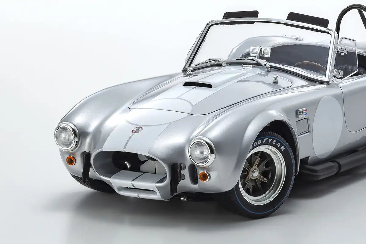 Kyosho Shelby Cobra 427 S/C 1/18 Silver Ks08047S- Japan Figure Store - #1 Bring To You The Best Japanese Goods