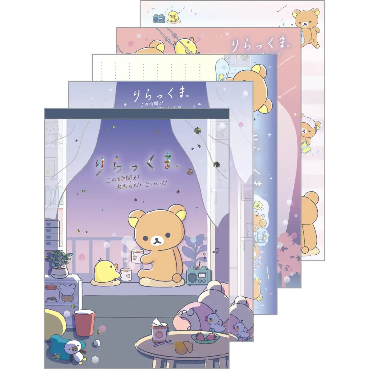 San-X Rilakkuma Sleeping With You Memo Pad - Mh16101- Japan Figure Store - #1 Bring To You The Best Japanese Goods