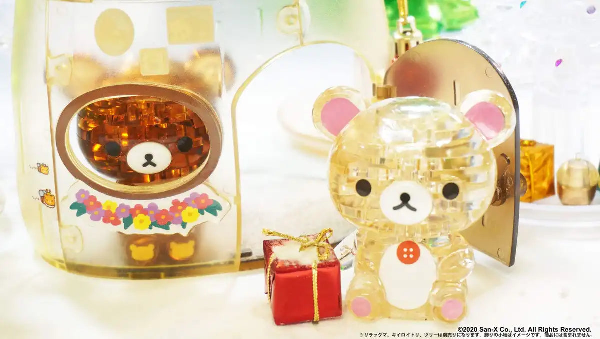 BEVERLY Crystal 3D Puzzle Rilakkuma Korilakkuma & Chairoikoguma Acorn House 66 Pieces- Japan Figure Store - #1 Bring To You The Best Japanese Goods