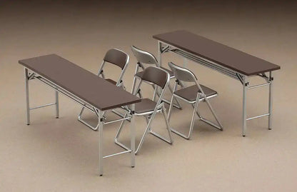 HASEGAWA - 1/12 Meeting Room Desk & Chair Plastic Model- Japan Figure Store - #1 Bring To You The Best Japanese Goods
