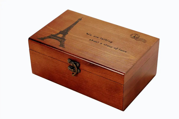 Tozo Factory Wooden Antique Storage Box Japan Handicraft Supplies Sewing Box- Japan Figure Store - #1 Bring To You The Best Japanese Goods