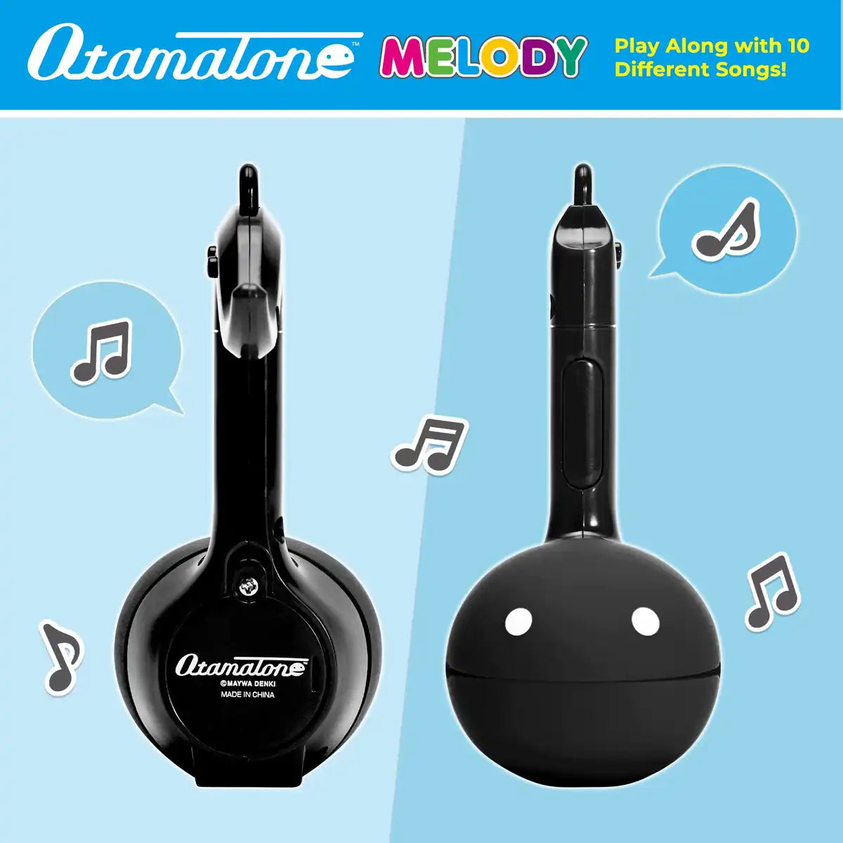 Cube Meiwa Denki Otamatone Melody Black- Japan Figure Store - #1 Bring To You The Best Japanese Goods