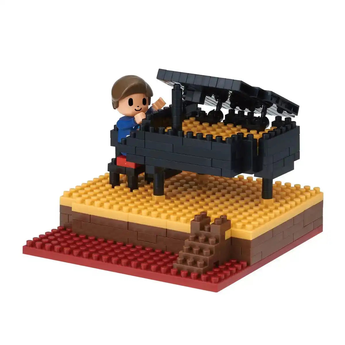 KAWADA Nbh-167 Nanoblock Stories Collection With Nanobbit Piano- Japan Figure Store - #1 Bring To You The Best Japanese Goods