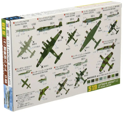 PIT-ROAD Skywave S-19 German Luftwaffe Aircraft 2 1/700 Scale Kit- Japan Figure Store - #1 Bring To You The Best Japanese Goods