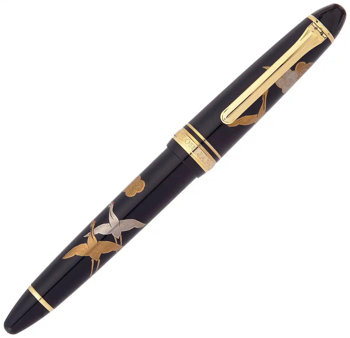 SAILOR Profit Fountain Pen 1911 S Maki-E Crane And Cloud Fp M 11-4010-420- Japan Figure Store - #1 Bring To You The Best Japanese Goods