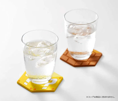 NINTENDO Super Mario Home & Party Silicon Coasters Question Block & Block- Japan Figure Store - #1 Bring To You The Best Japanese Goods