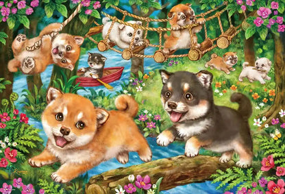 BEVERLY 31-537 Jigsaw Puzzle Shiba Inu Adventure 1000 Pieces- Japan Figure Store - #1 Bring To You The Best Japanese Goods