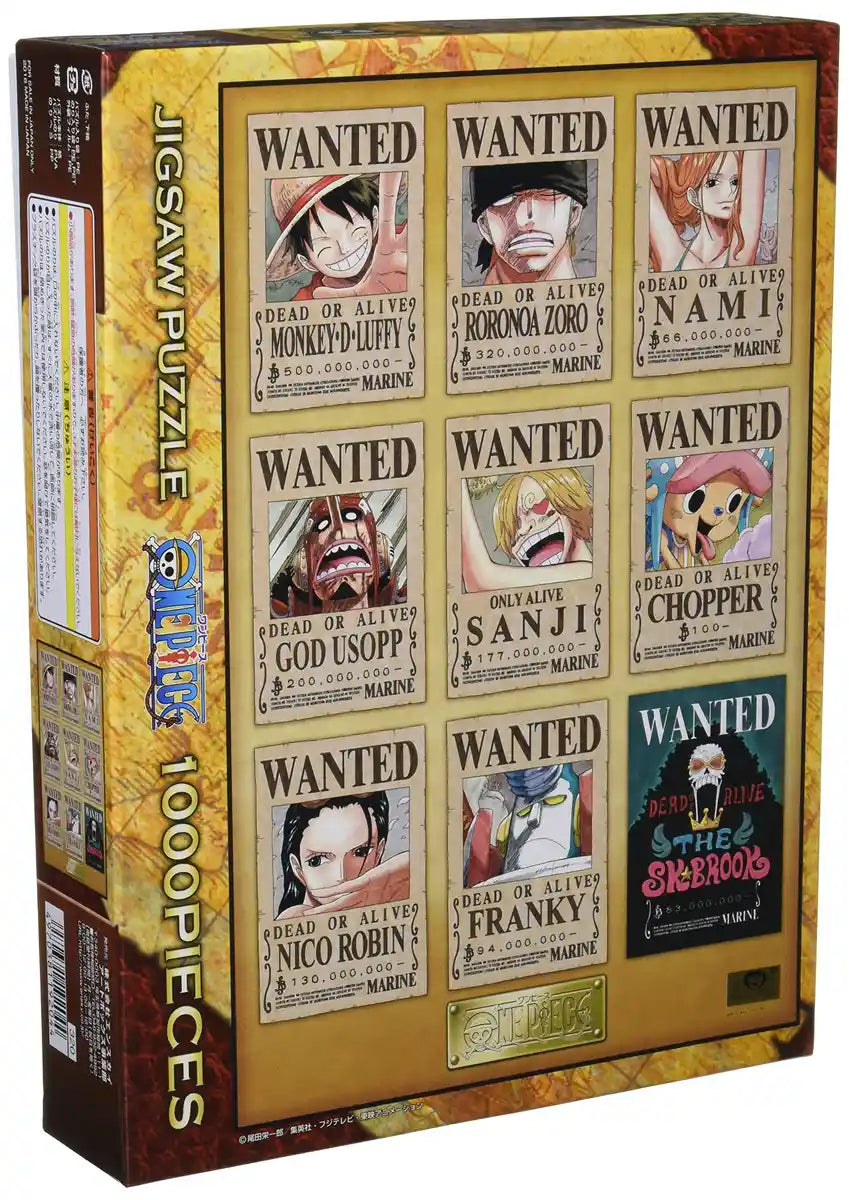 Ensky 1000Pc Jigsaw Puzzle One Piece Wanted Posters 50x75cm- Japan Figure Store - #1 Bring To You The Best Japanese Goods