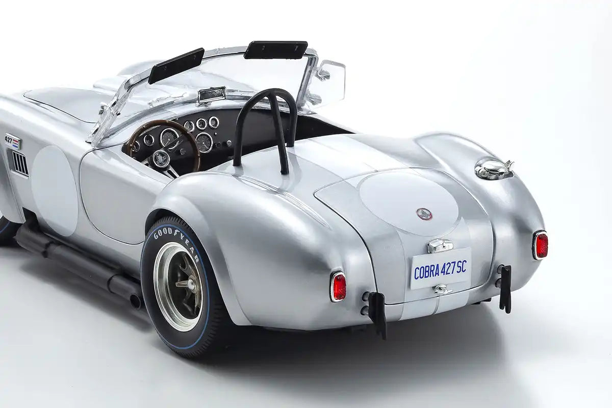 Kyosho Shelby Cobra 427 S/C 1/18 Silver Ks08047S- Japan Figure Store - #1 Bring To You The Best Japanese Goods