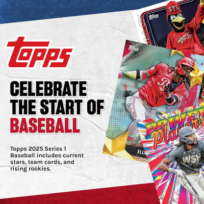 Topps 2025 Series 1 MLB Celebration Mega Box - Baseball Cards