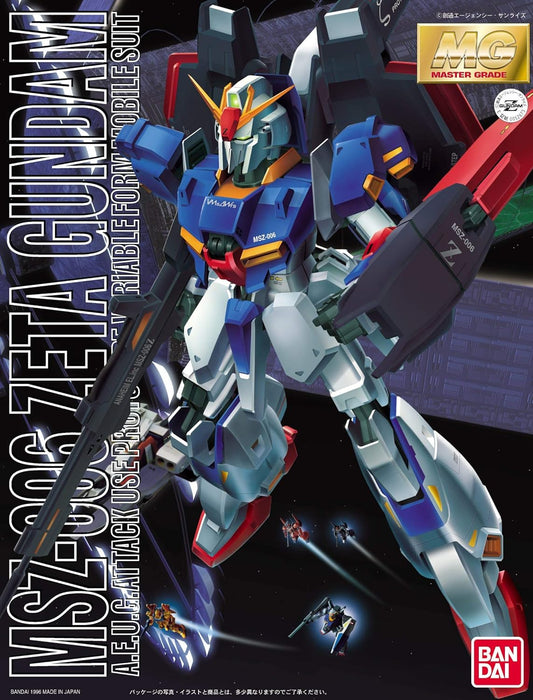 BANDAI Mg 526737 Gundam Msz-006 Zeta Gundam 1/100 Scale Kit