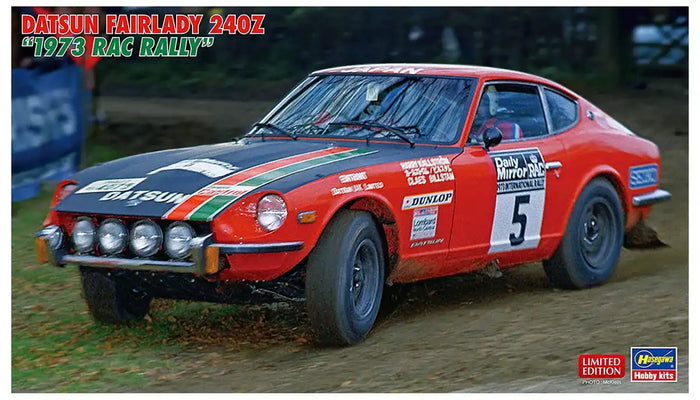 HASEGAWA - 1/24 Datsun Fairlady 240Z 1973 Rac Rally Plastic Model- Japan Figure Store - #1 Bring To You The Best Japanese Goods