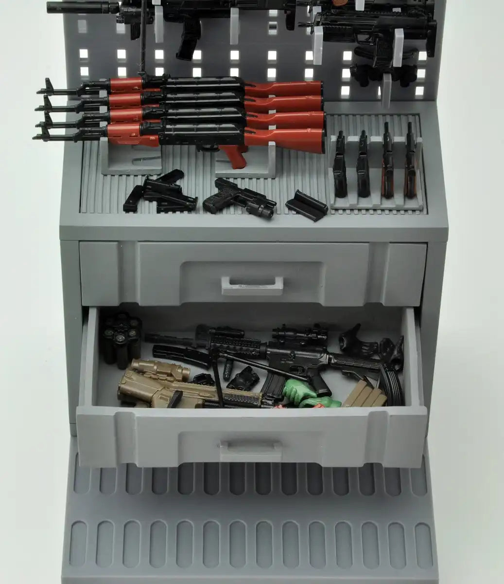 TOMYTEC Ld006 Military Series Little Armory Gun Rack B 1/12 Kit- Japan Figure Store - #1 Bring To You The Best Japanese Goods